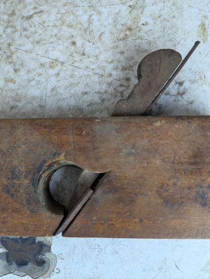 Antique Tongue and Groove Moulding Plane - view 2