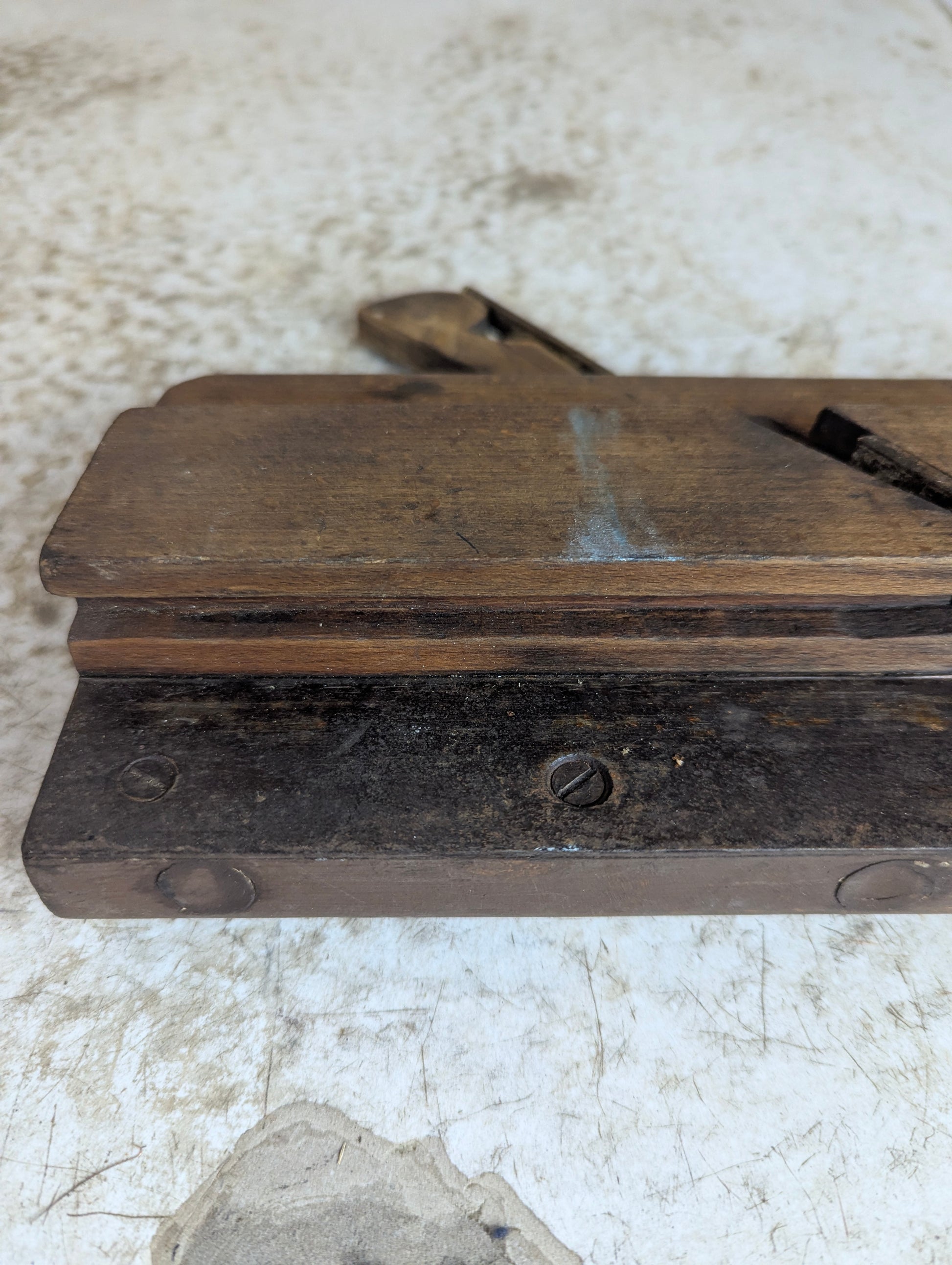 Antique Tongue and Groove Moulding Plane - view 7