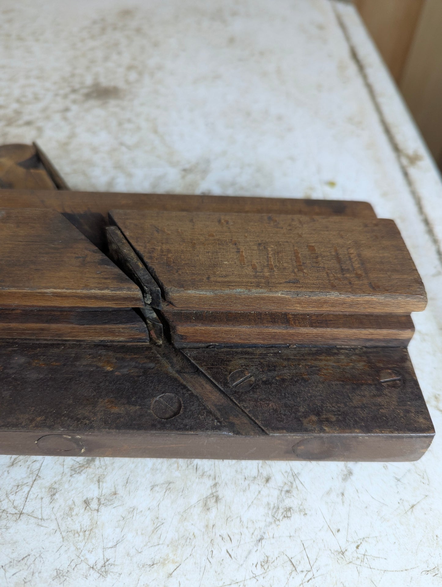 Antique Tongue and Groove Moulding Plane - view 8