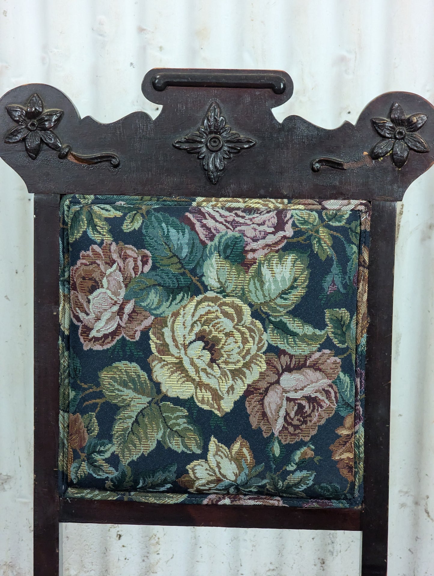 Antique Upholstered Chair - view 2