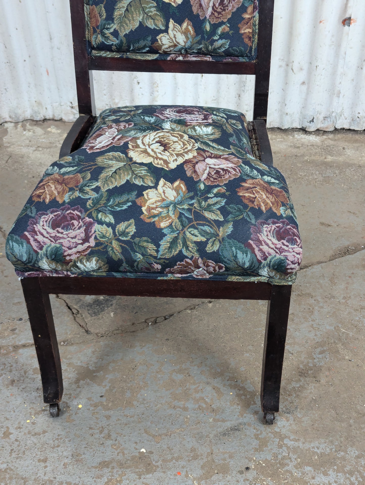 Antique Upholstered Chair - view 3