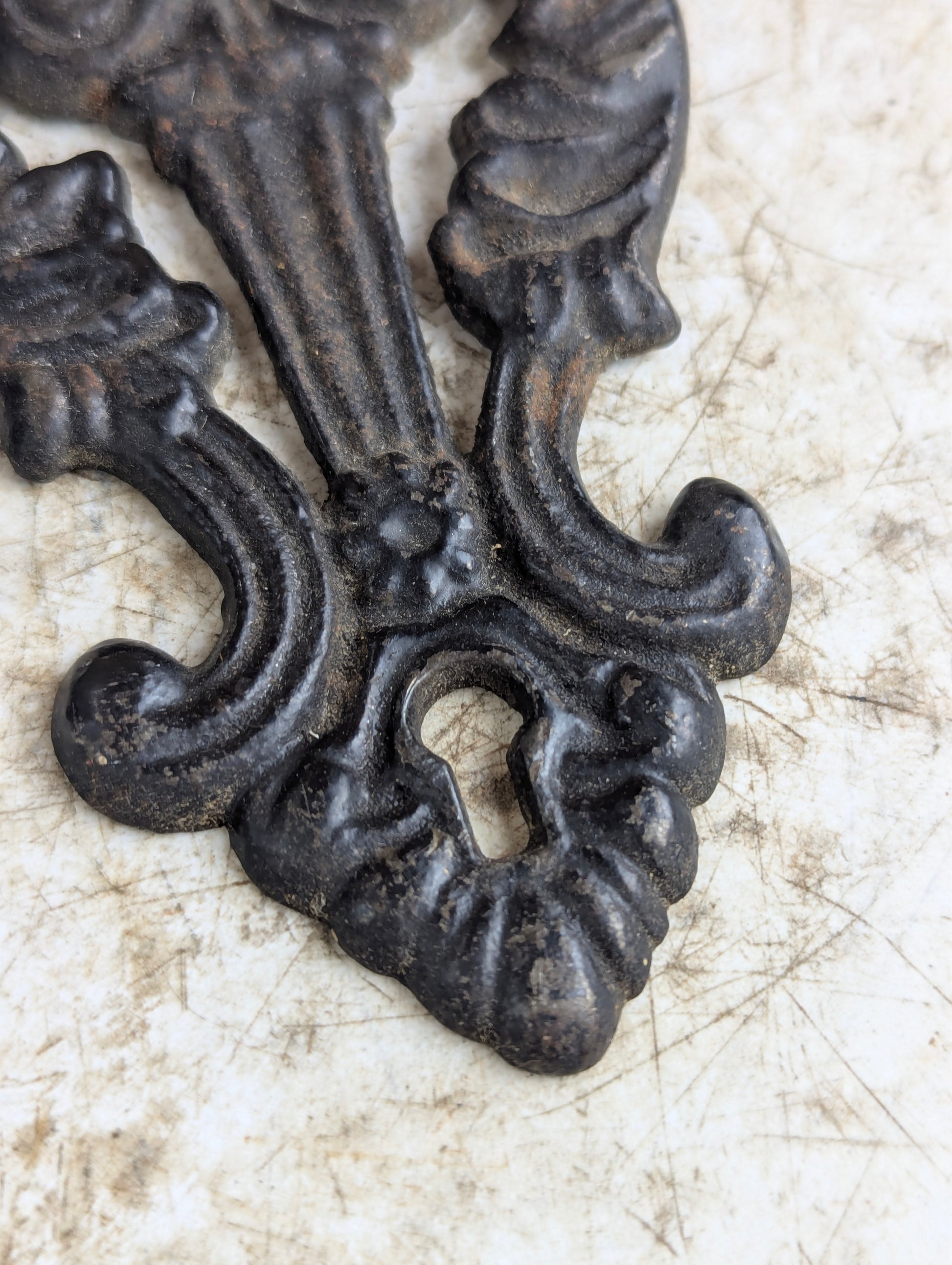 Antique Wall Mounted Cast Iron Receipt Spike - view 4