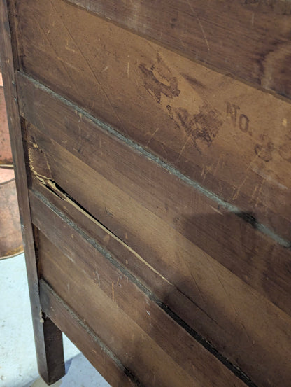 Antique Walnut 4-Drawer Highboy Dresser - view 9