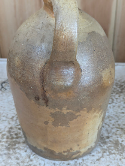 Antique Wesley Bullen Belleville Stoneware Whiskey Jug - view 4