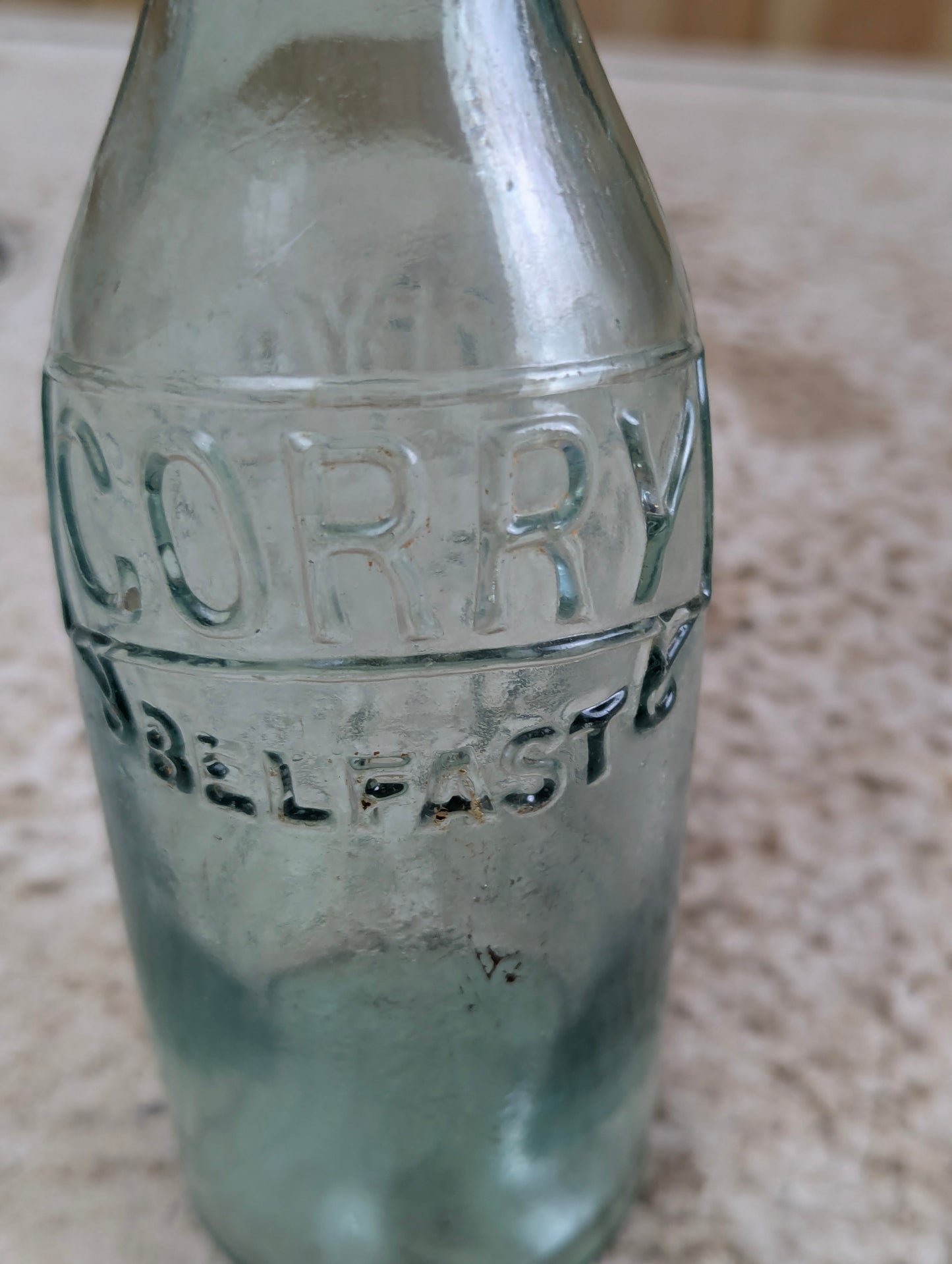Antique William Corry & Co Mineral Water Soda Bottle - view 3