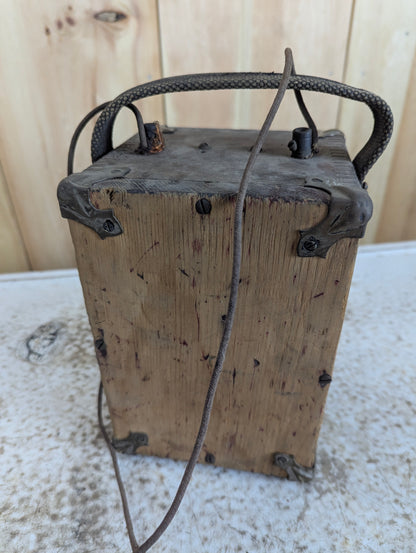 Antique Wood Lineman Telephone Test Box - view 9
