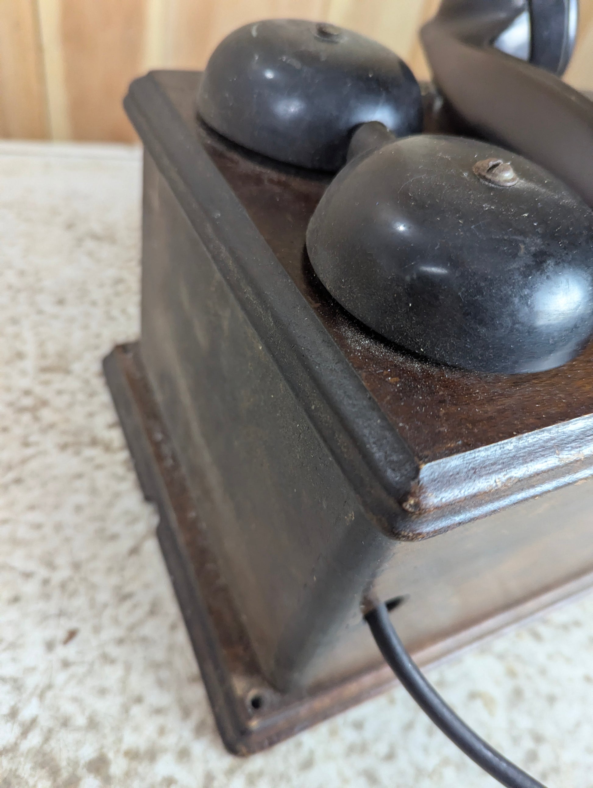 Antique Wood Northern Electric Telephone Box - view 5
