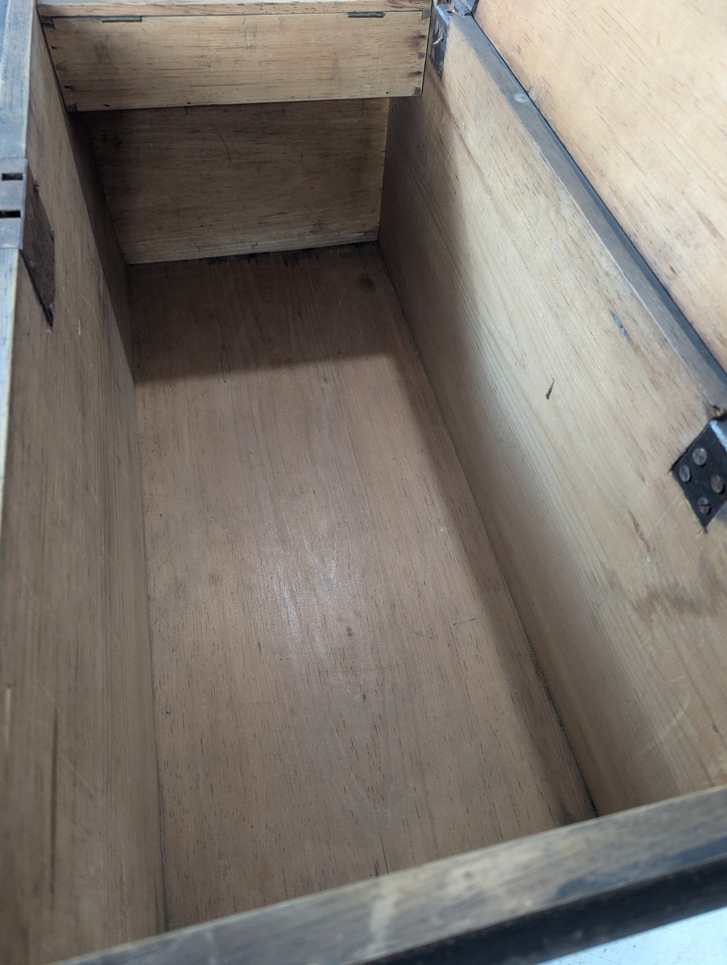Antique Wooden Carpenter’s Trunk - view 12