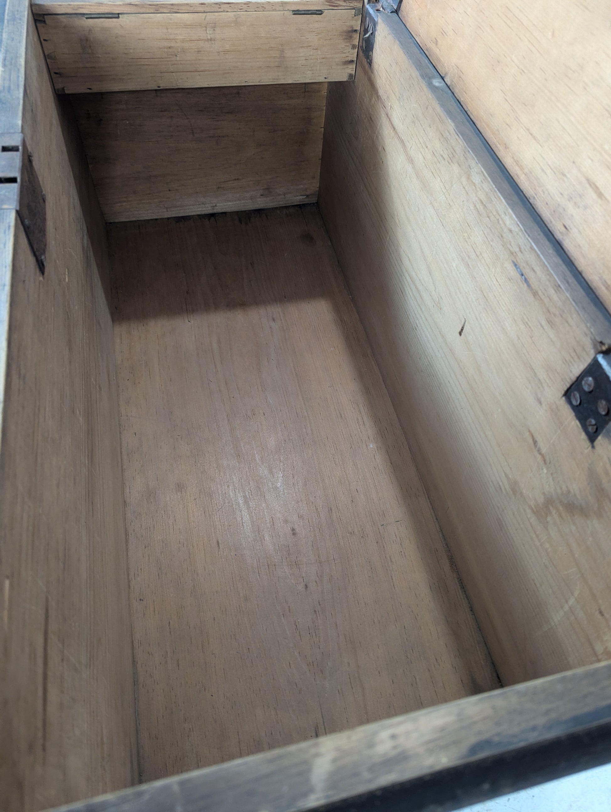 Antique Wooden Carpenter’s Trunk - view 12