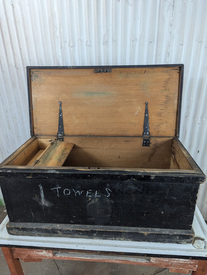 Antique Wooden Carpenter’s Trunk - view 2