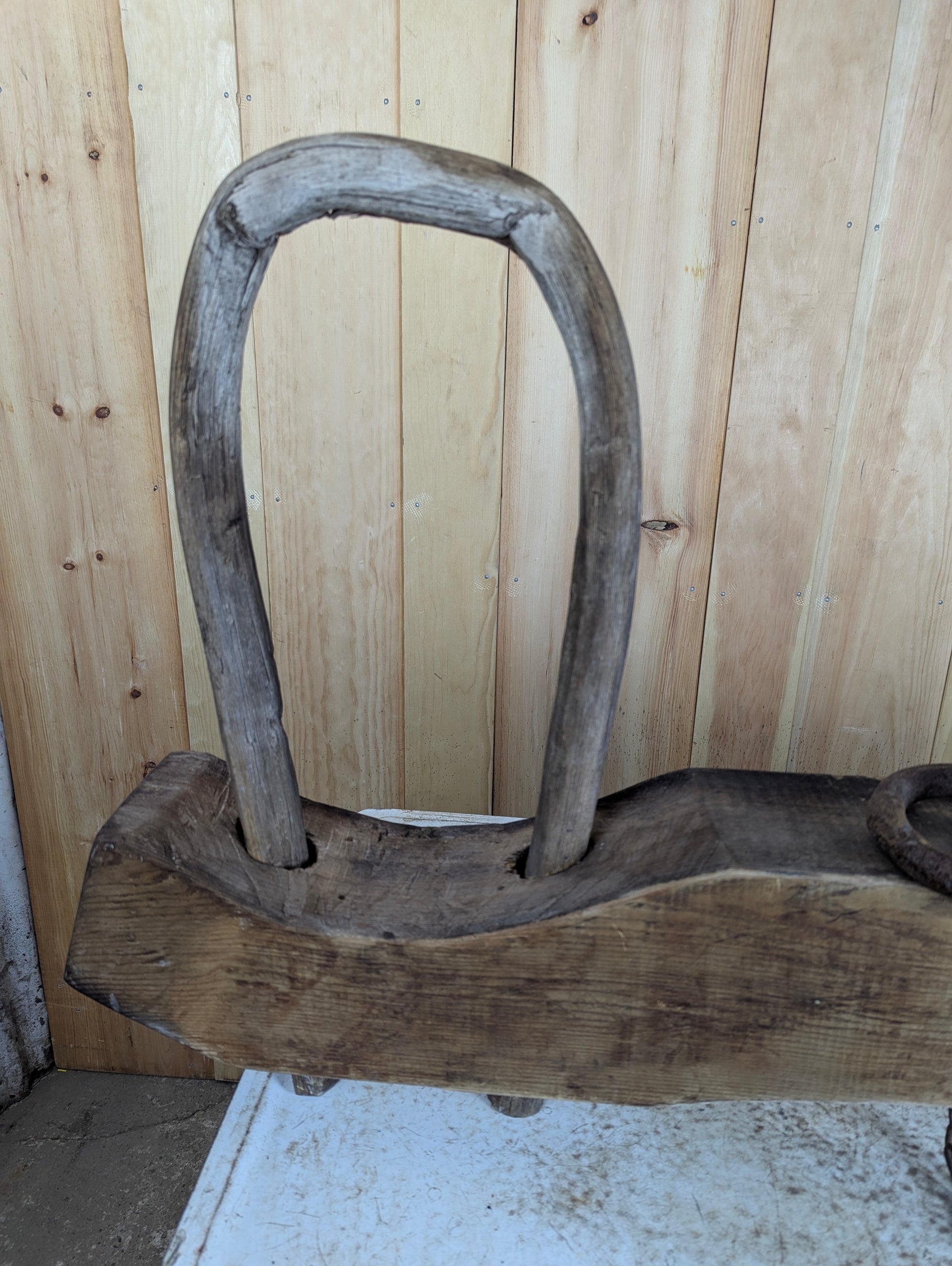 Antique Wooden Double Oxen Yoke - view 2
