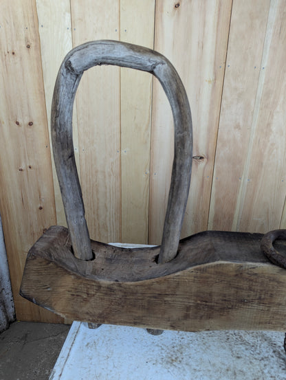 Antique Wooden Double Oxen Yoke - view 2