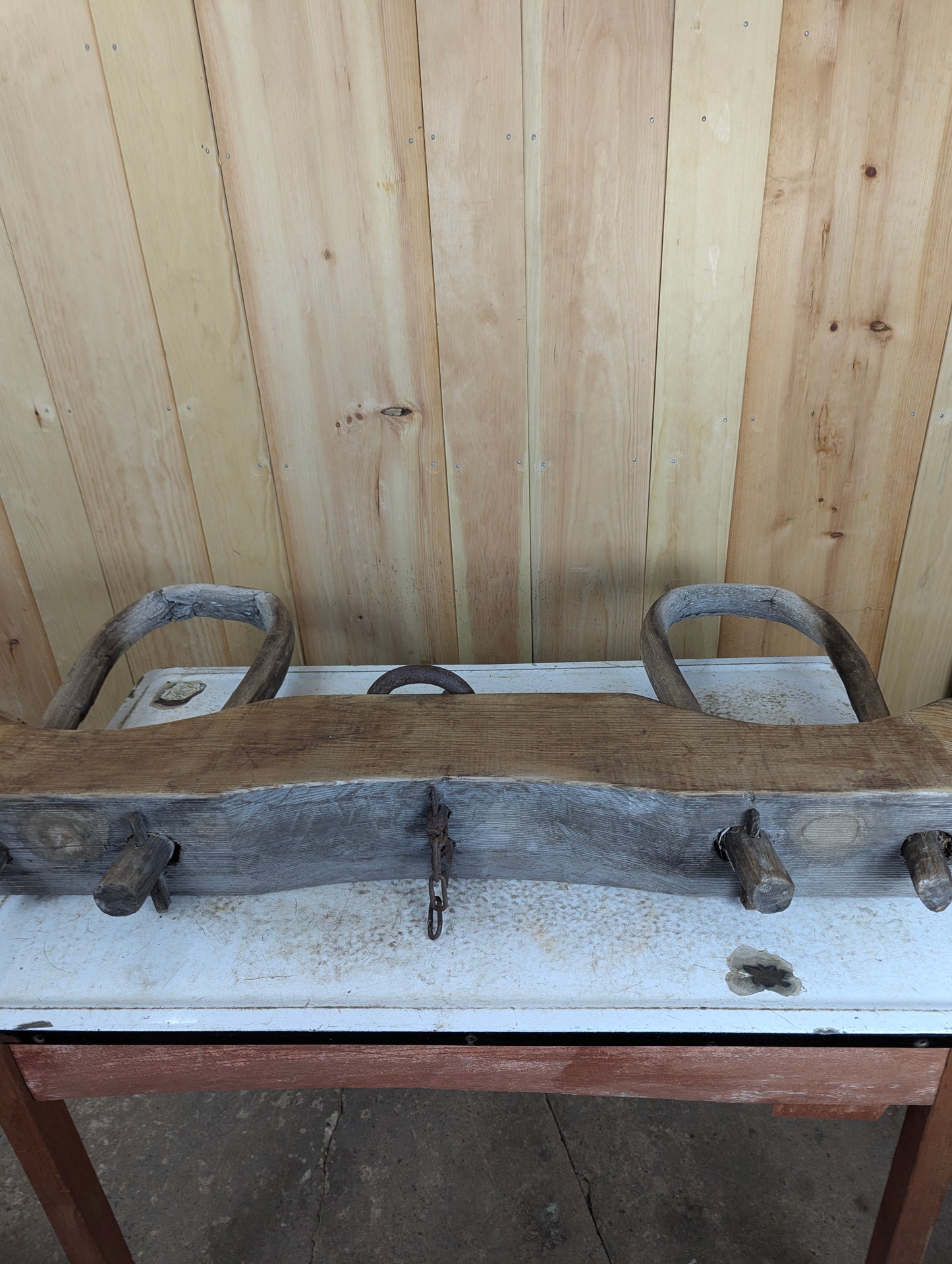 Antique Wooden Double Oxen Yoke - view 5