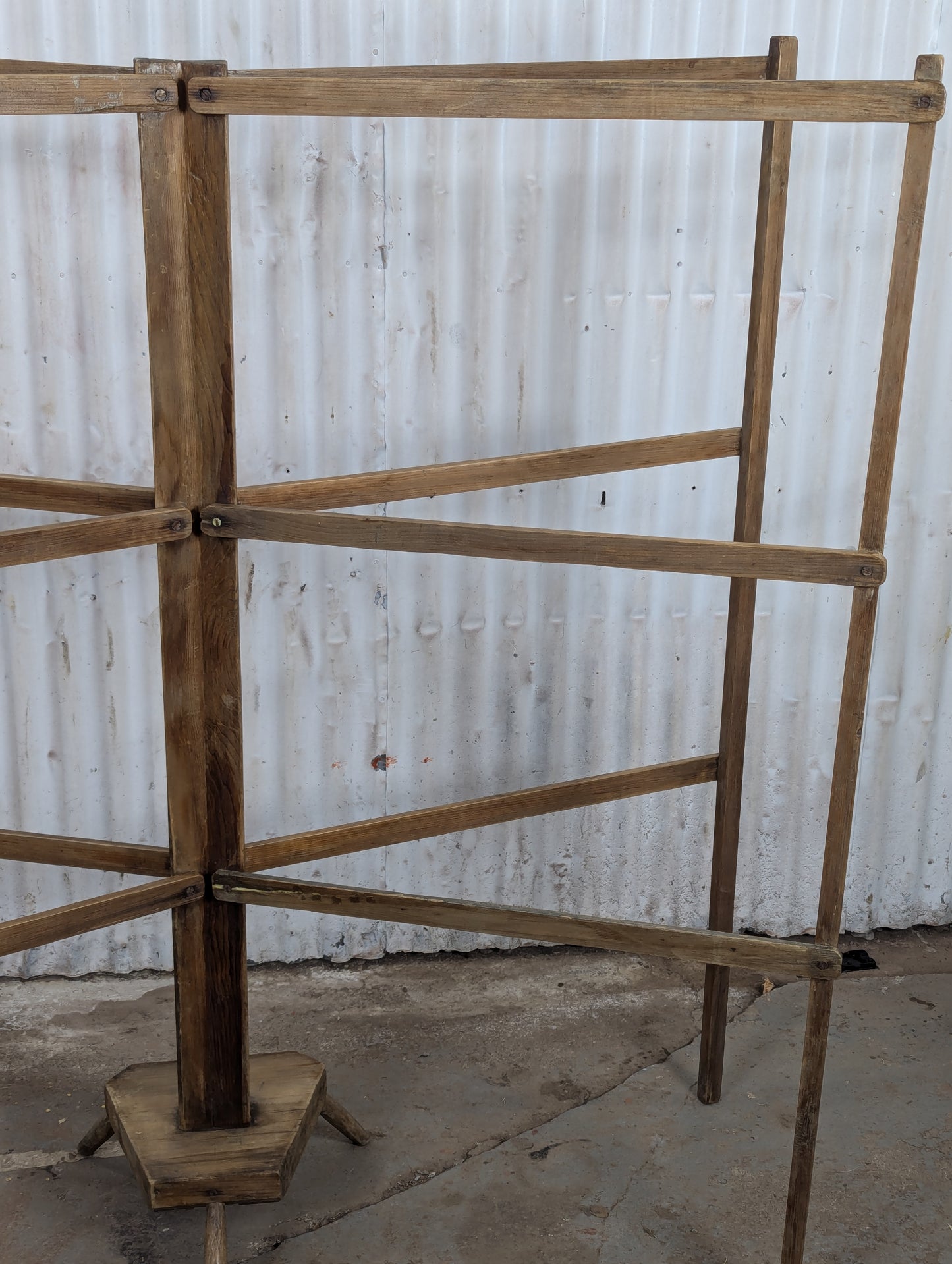 Antique Wooden Drying Rack - view 4