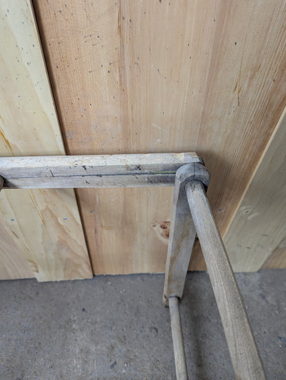 Antique Wooden Foldable Washtub Stand - view 5