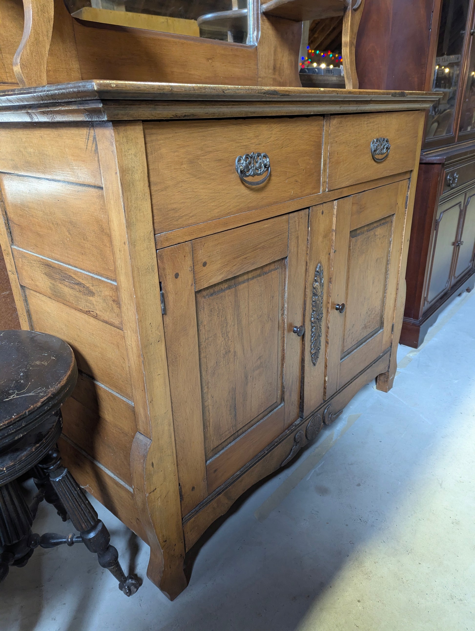 Antique Wooden Sideboard - view 3