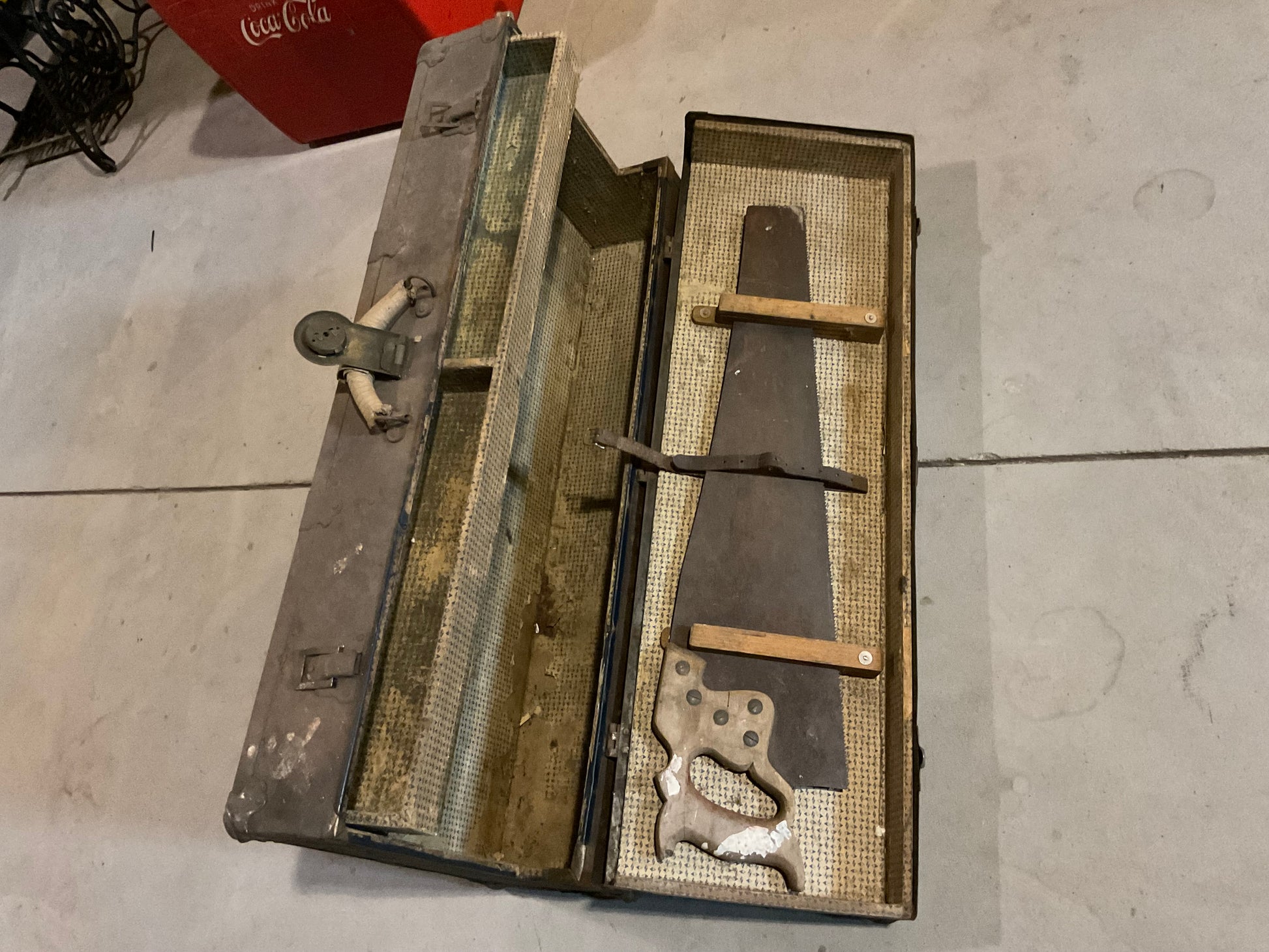 Antique Wooden Tool Box - view 4