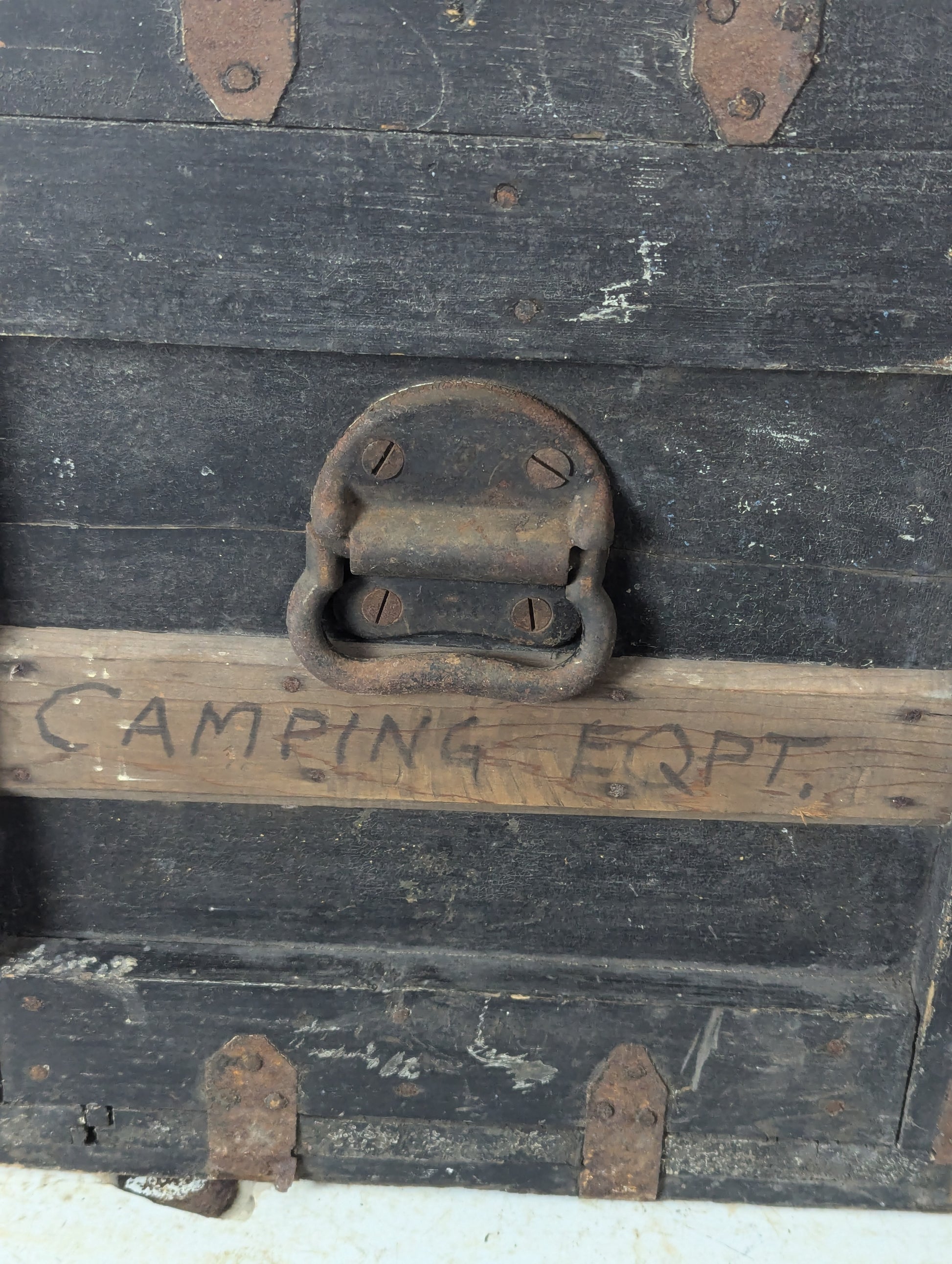 Antique Wooden Trunk - view 5