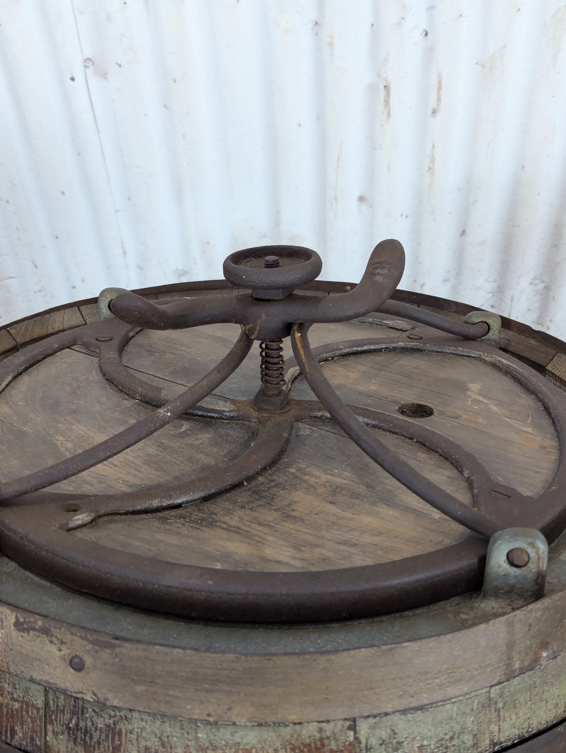 Antique Wooden Tumbling Butter Churn - view 2