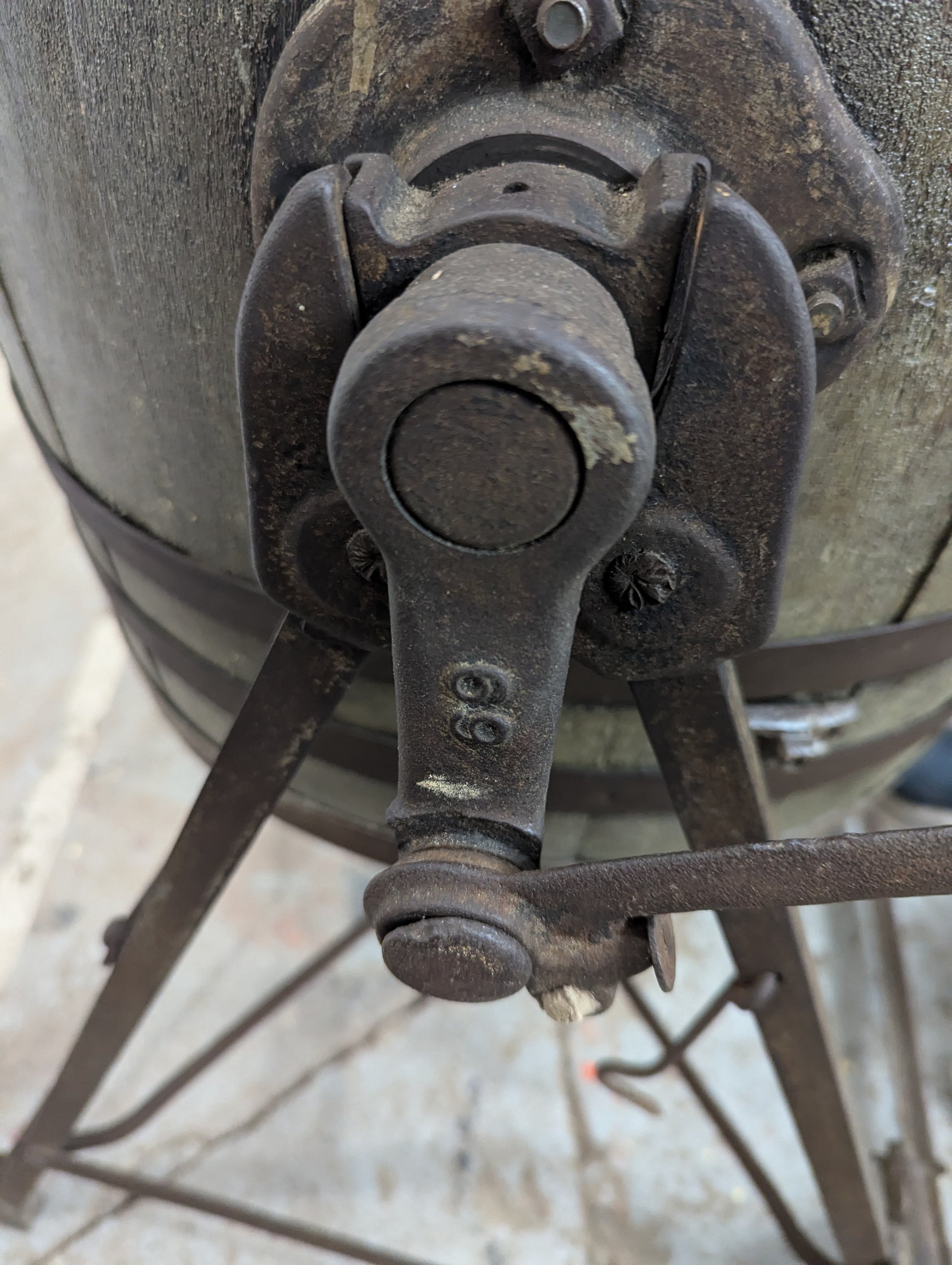 Antique Wooden Tumbling Butter Churn - view 3
