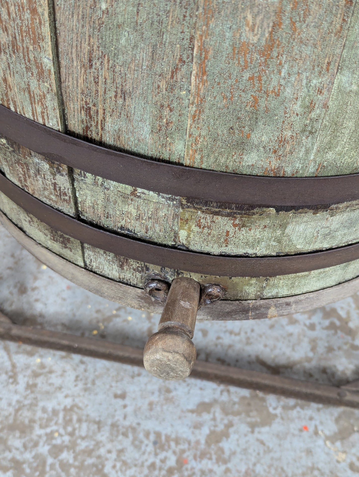 Antique Wooden Tumbling Butter Churn - view 4