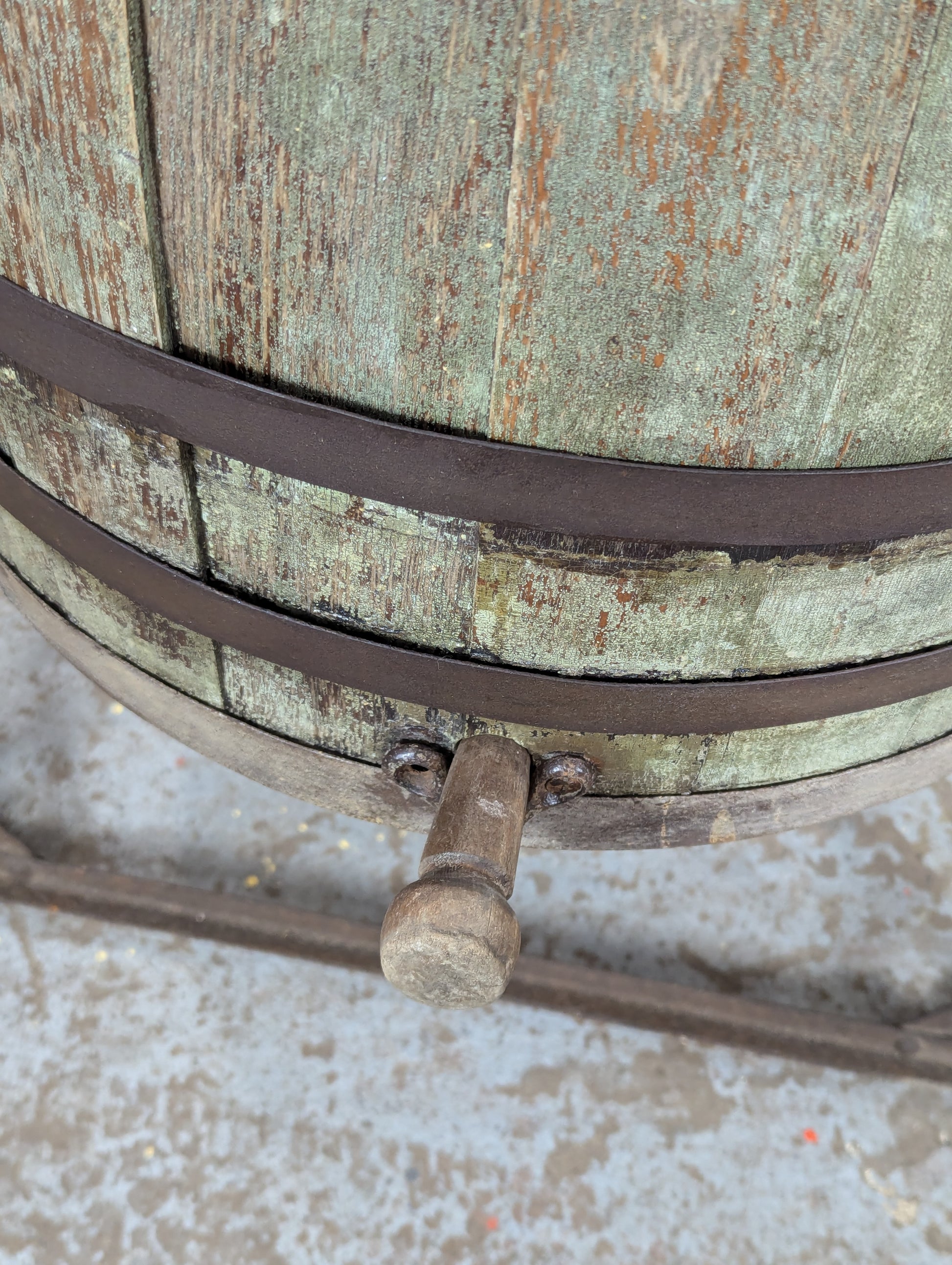 Antique Wooden Tumbling Butter Churn - view 4