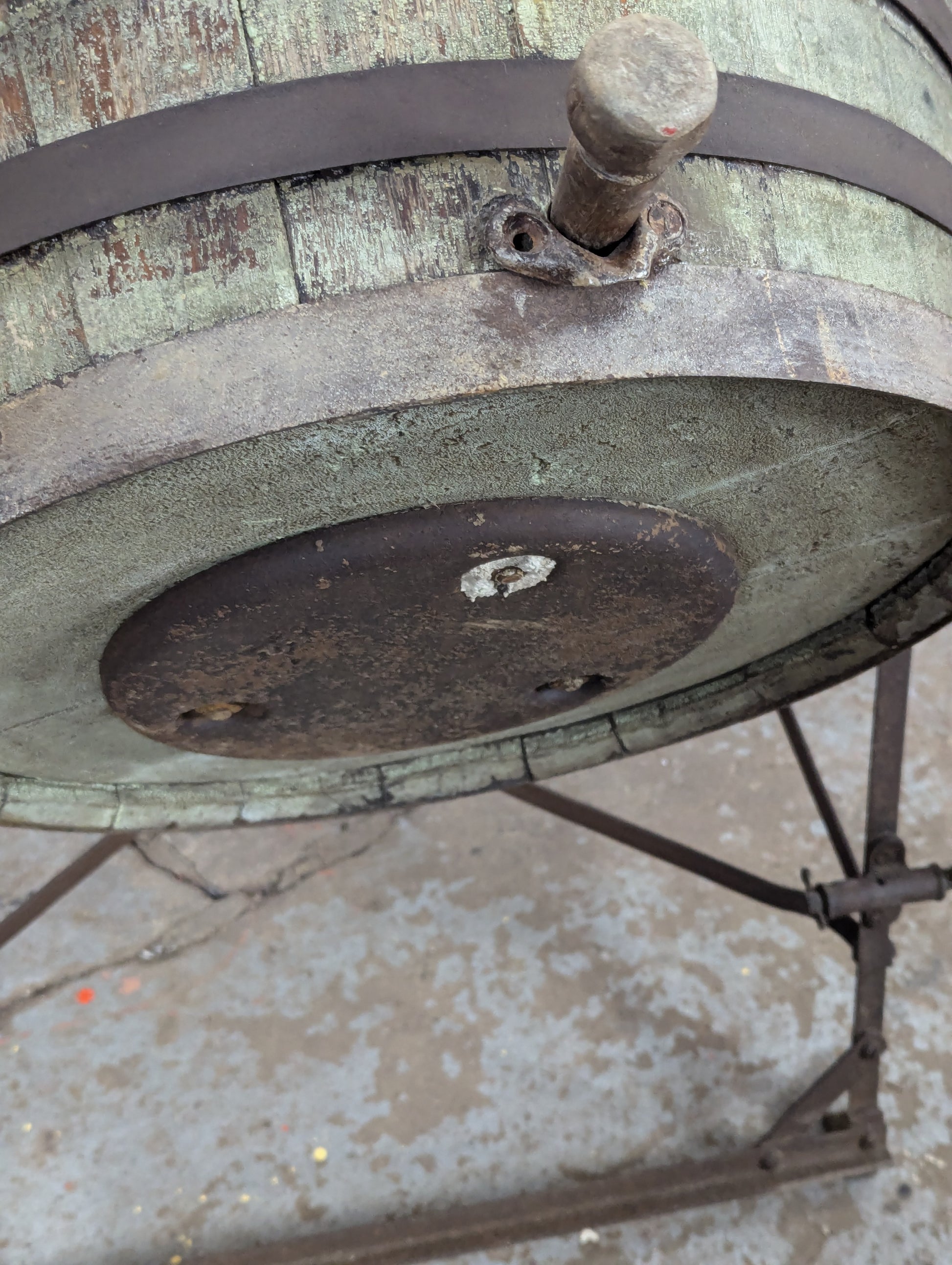 Antique Wooden Tumbling Butter Churn - view 5