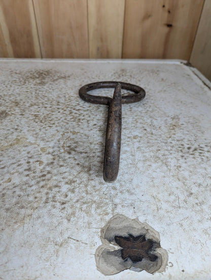 Antique Wrought Iron Hay Bale Hook - view 2