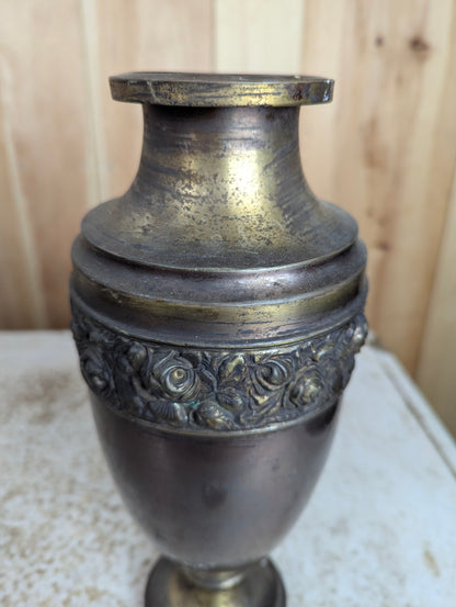 Art Nouveau 13” Copper & Brass Urn - view 3