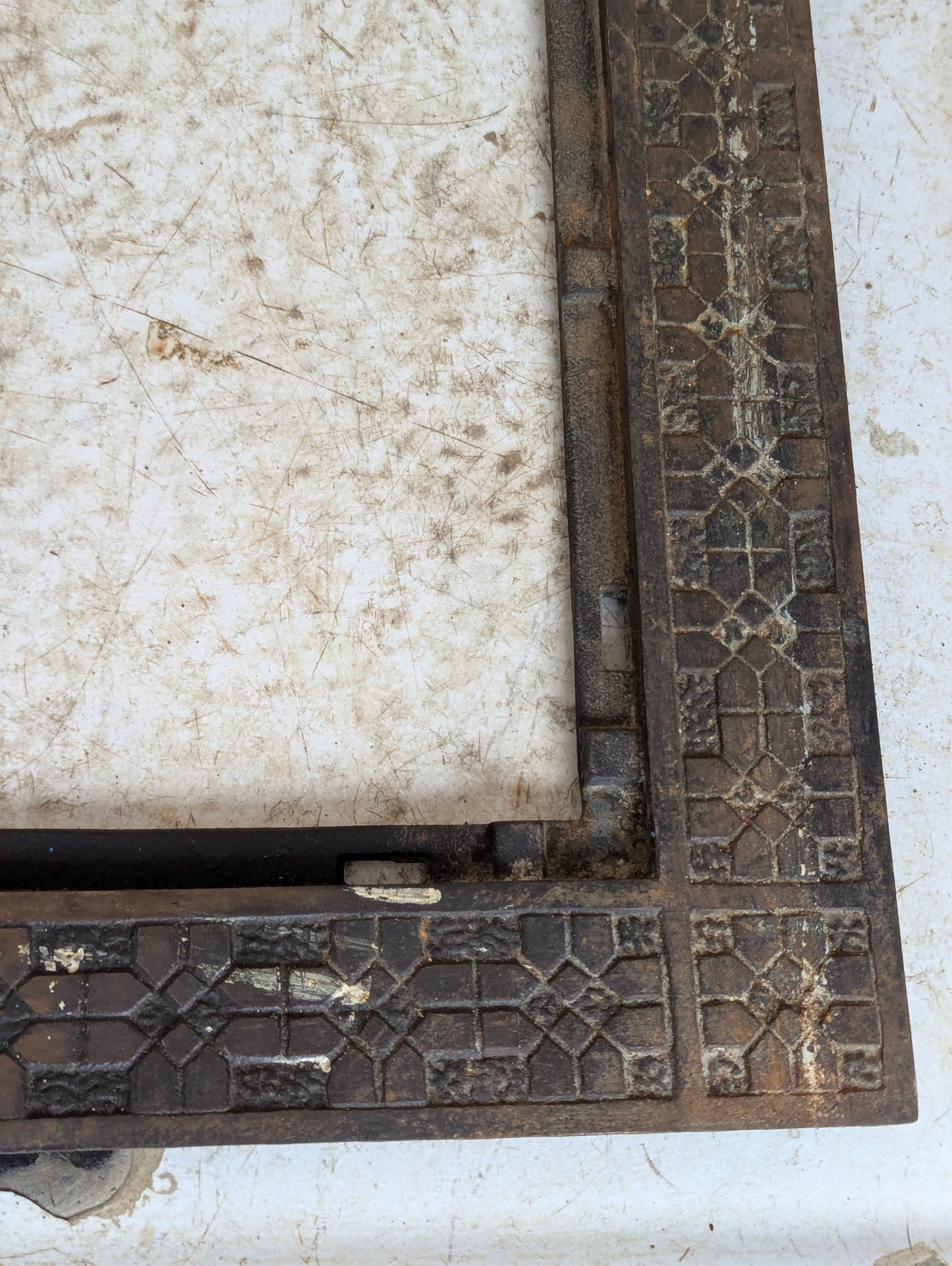 Assorted Cast Iron Floor or Heat Register Grate Frames - view 4