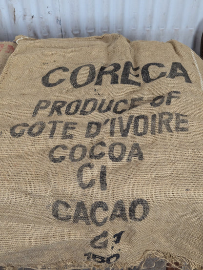 Assorted Vintage Burlap Bags - view 5