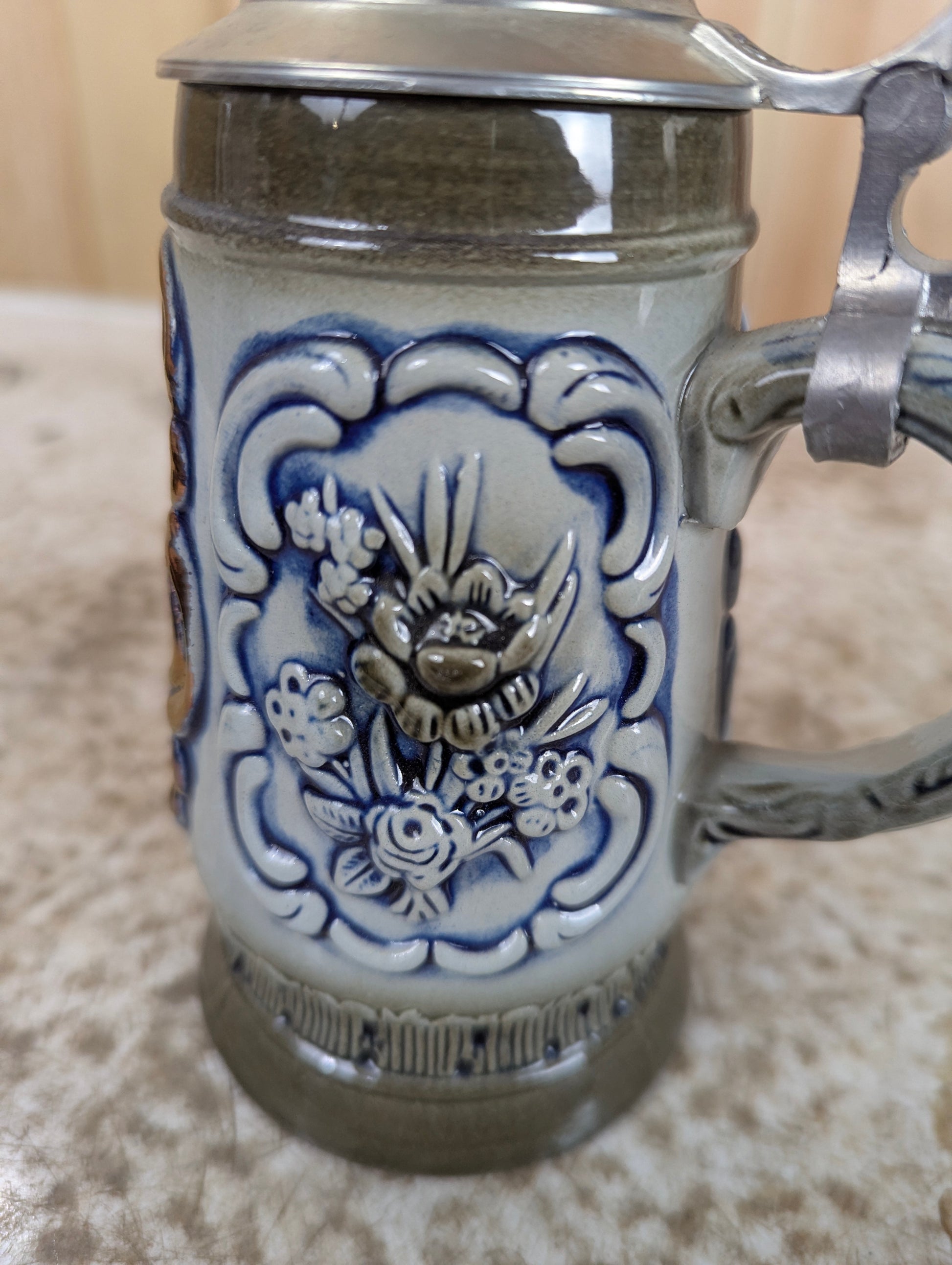 Austrian Lidded King Beer Stein - view 5