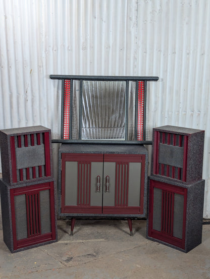 Cabinet with Mirror plus 4 Speakers