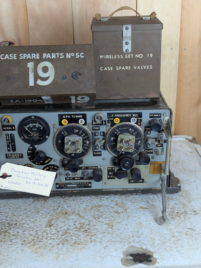 Canadian Military Wireless Set No 19 Mark III with Power Supply Unit and More!