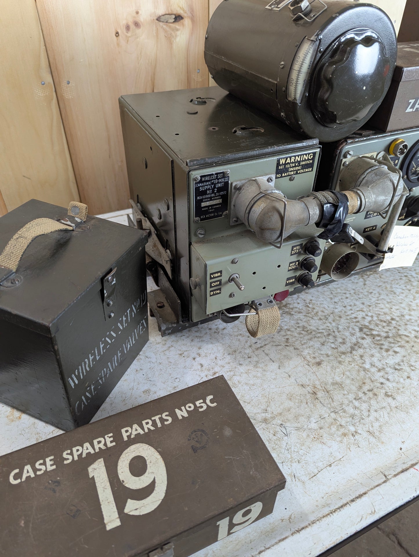 Canadian Military Wireless Set No 19 Mark III with Power Supply Unit and More! - view 8