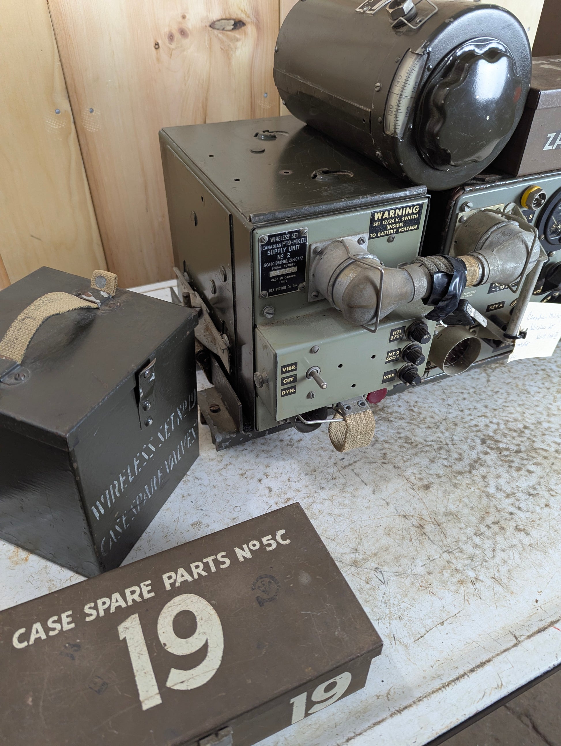 Canadian Military Wireless Set No 19 Mark III with Power Supply Unit and More! - view 8