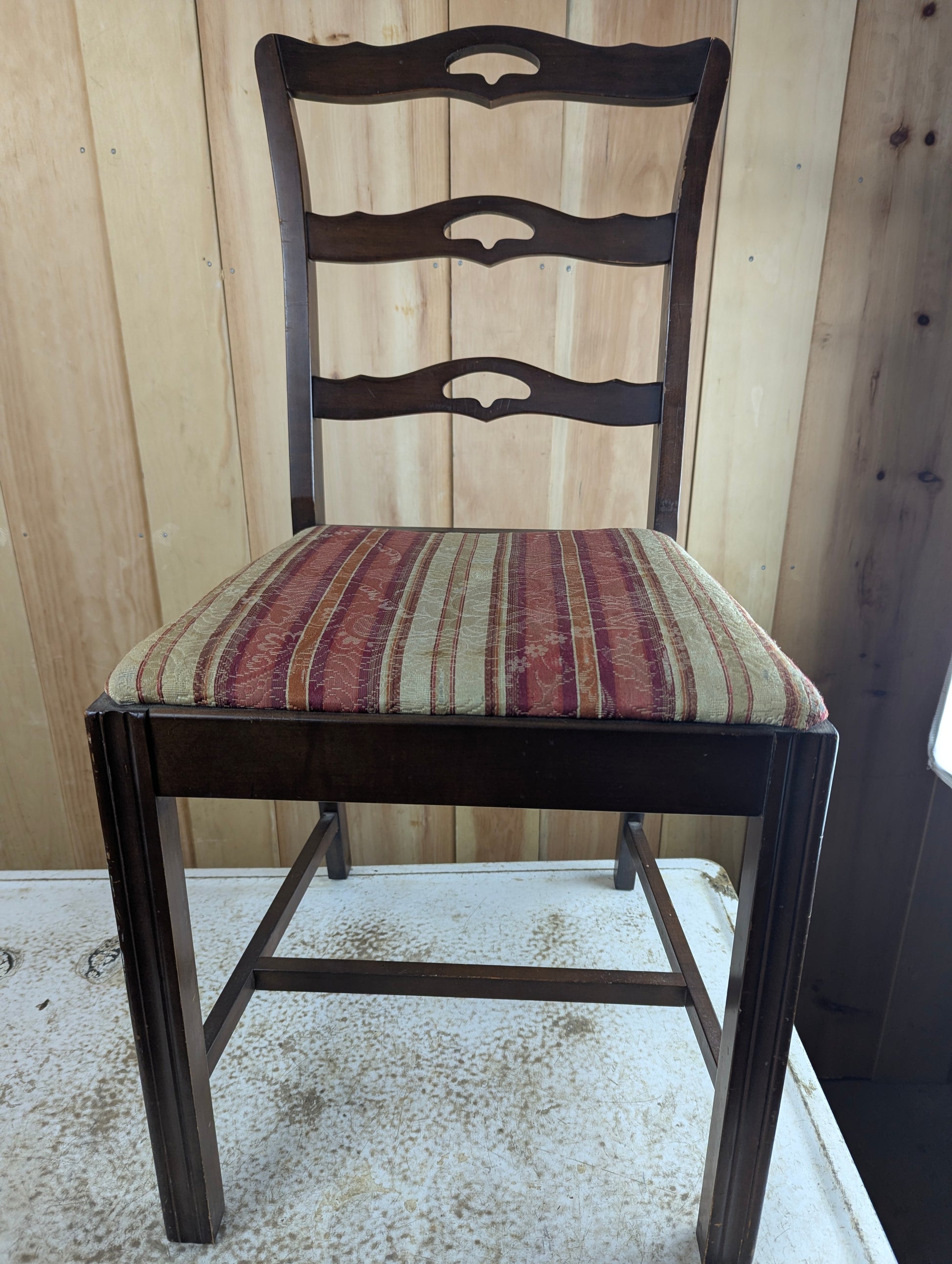 Chippendale Style Ladder Back Chair