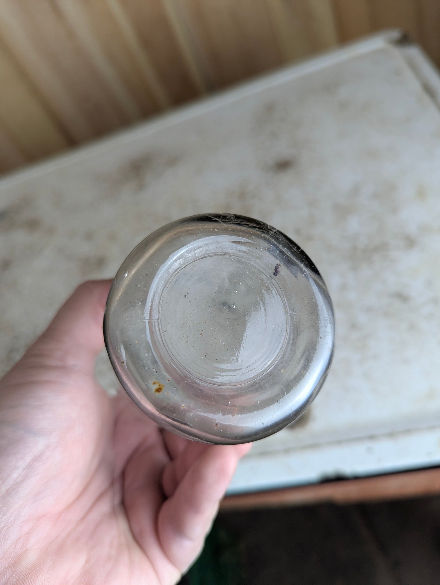 Citrate of Magnesia Glass Medicine Bottle with Ceramic & Wire Bail Stopper - view 4