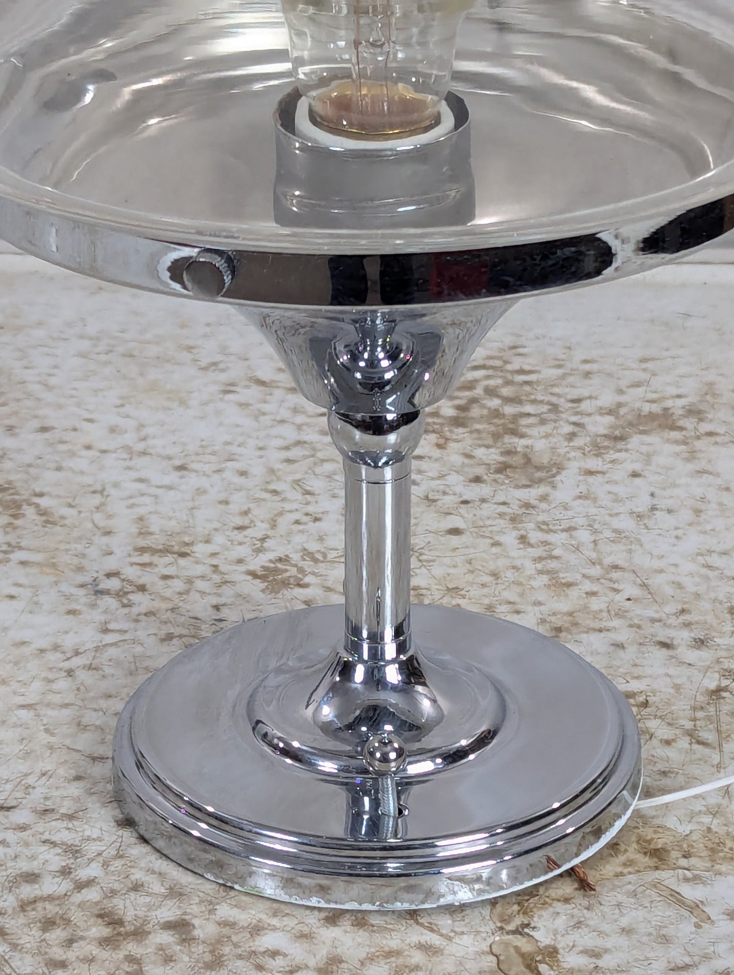 Contemporary Polished Nickel Pendant - view 3