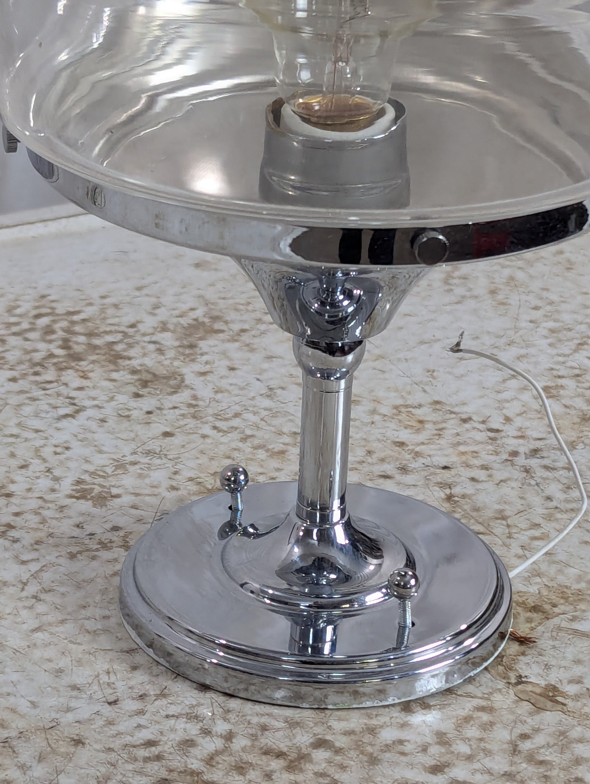 Contemporary Polished Nickel Pendant - view 4