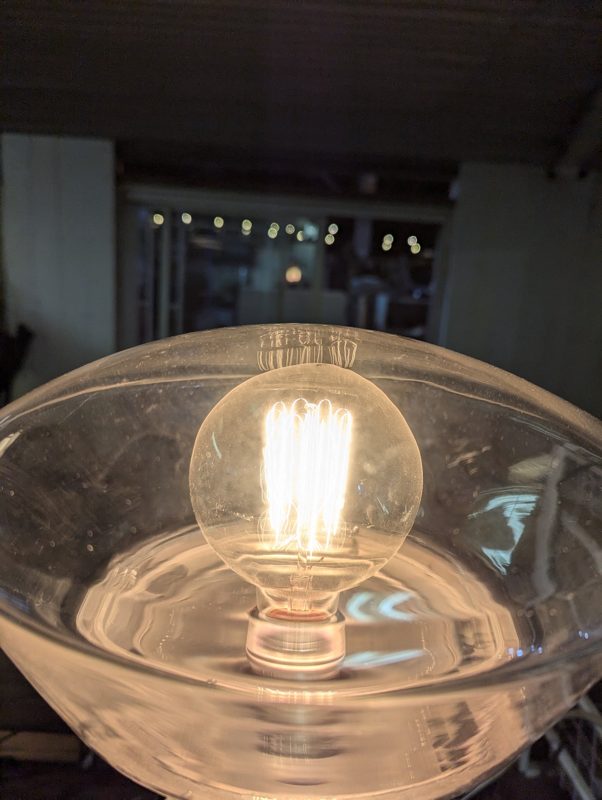 Contemporary Polished Nickel Pendant - view 6