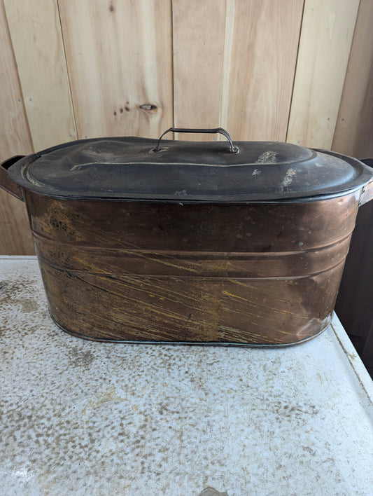 Copper Boiler Tub with Lid