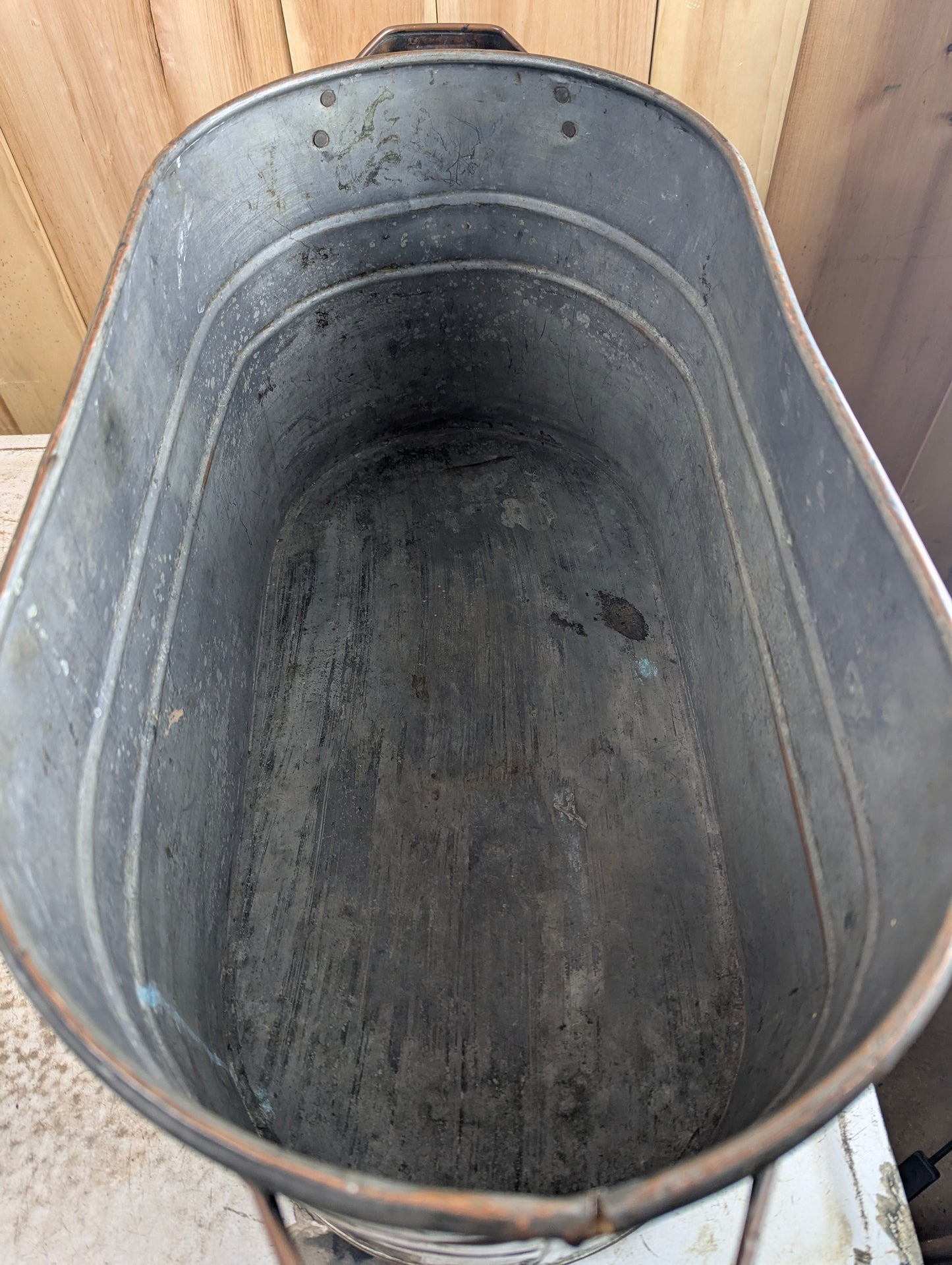 Copper Boiler Tub with Lid - view 4