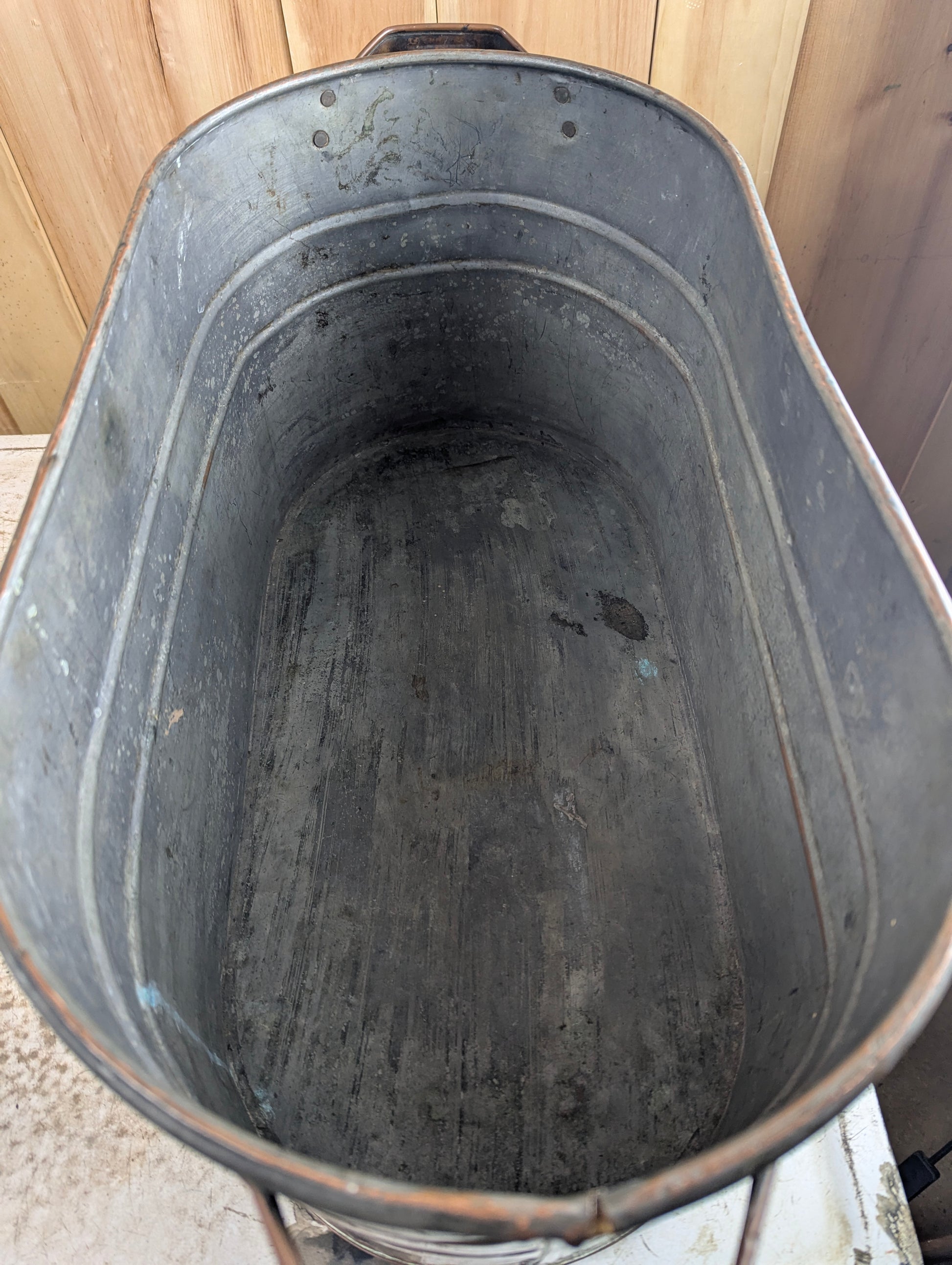 Copper Boiler Tub with Lid - view 4