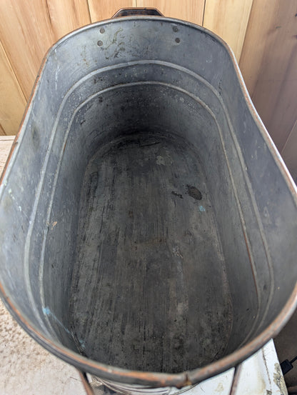Copper Boiler Tub with Lid - view 4