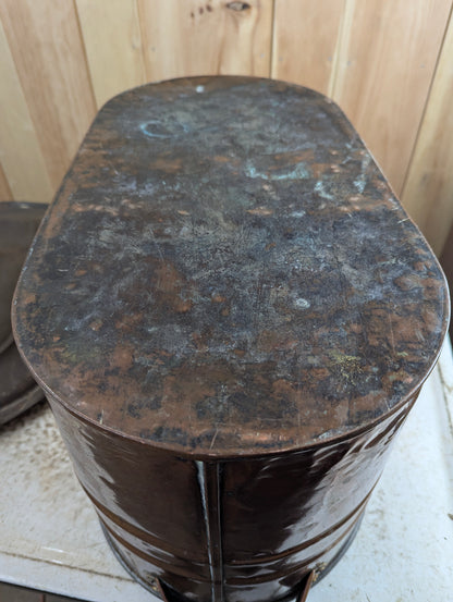 Copper Boiler Tub with Lid - view 5