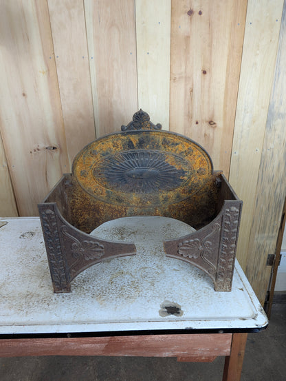 Edwardian Cast Iron Fire Basket