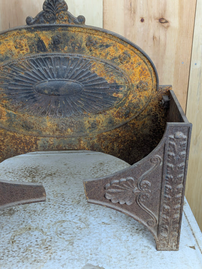 Edwardian Cast Iron Fire Basket - view 3