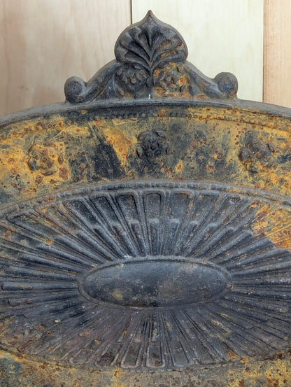 Edwardian Cast Iron Fire Basket - view 4