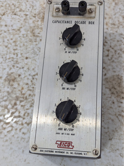 Eico Capacitance Decade Box Model 1180 - view 2